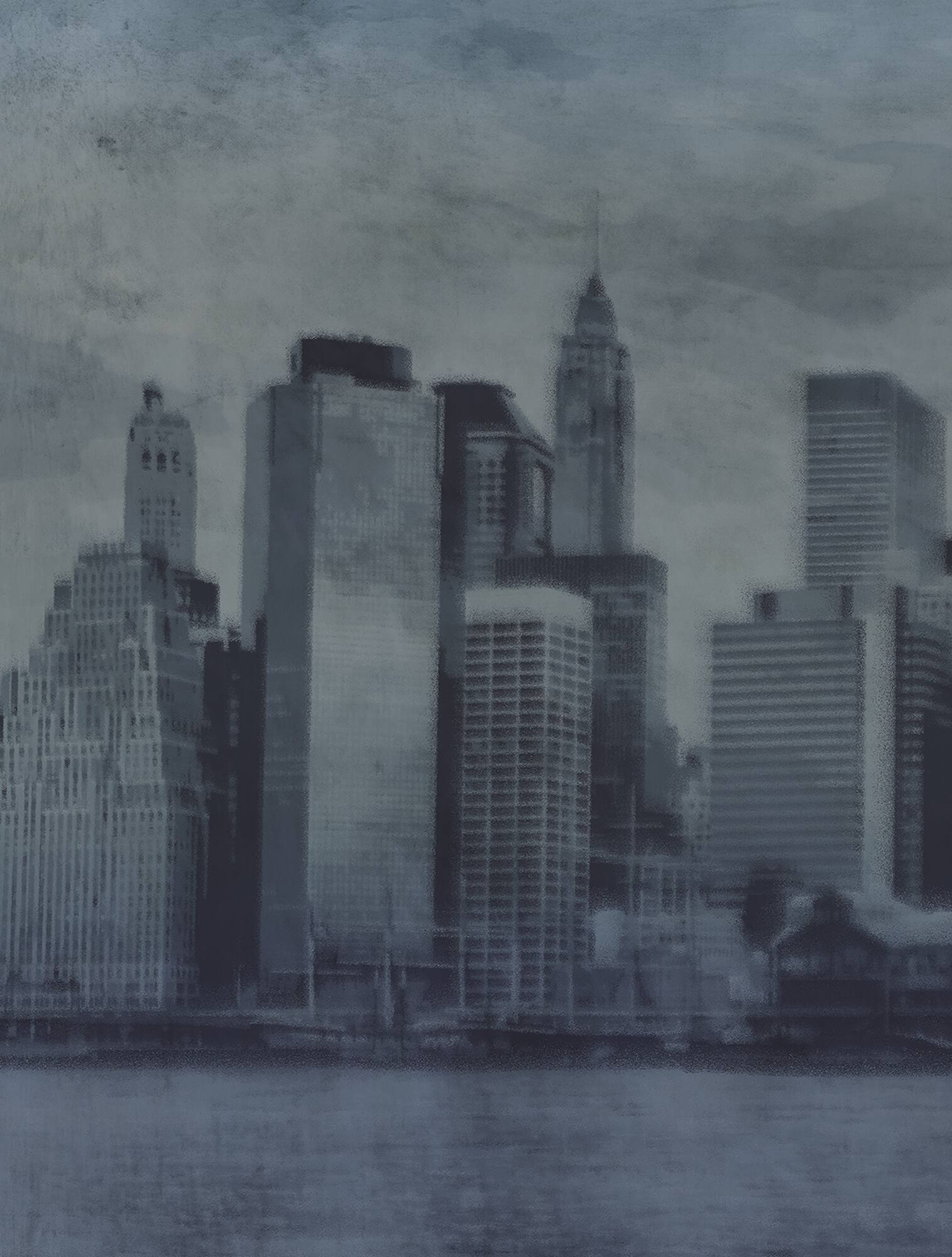 Designs Direct Skyline Haze Wall Mural